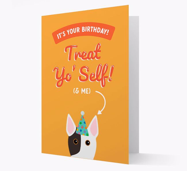 Treat Yo' Self: Personalized {breedFullName} Card