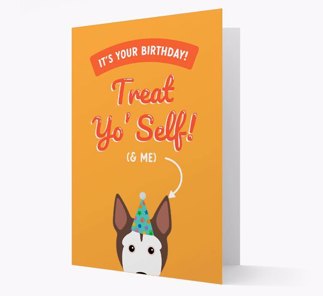 Treat Yo' Self: Personalized {breedFullName} Card