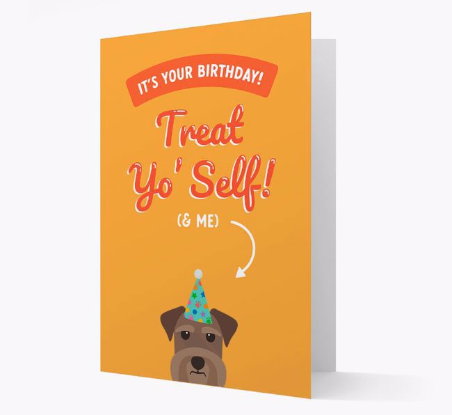 Treat Yo' Self: Personalized {breedFullName} Card