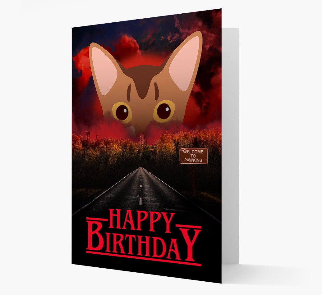 Happy Birthday From Pawkins: Personalised {breedFullName} Card
