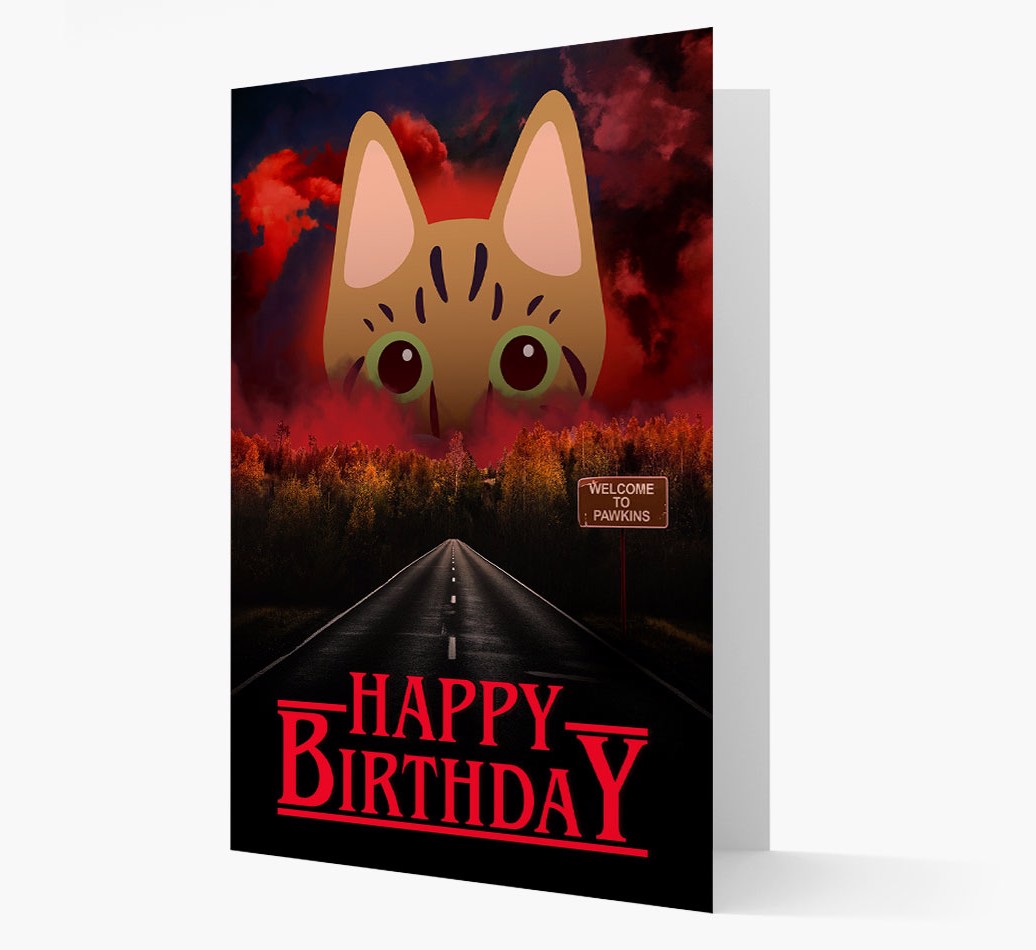 Happy Birthday From Pawkins: Personalised {breedFullName} Card