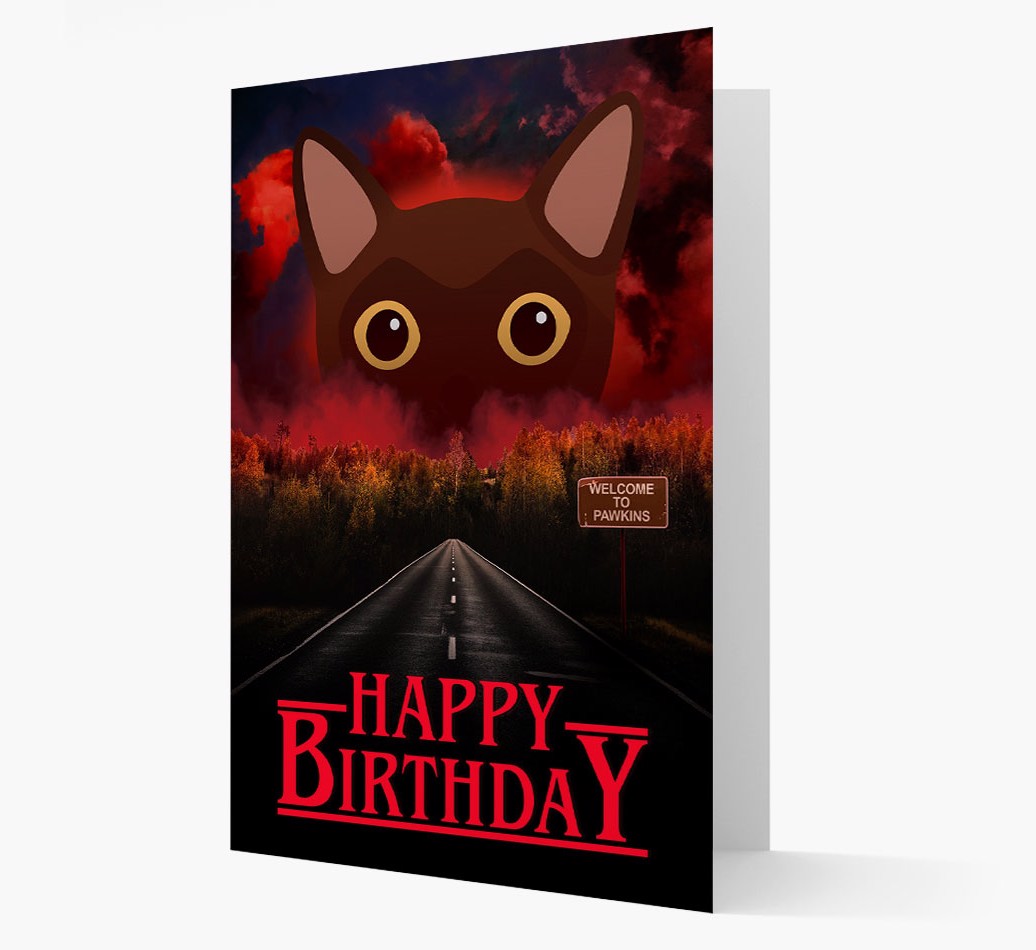 Happy Birthday From Pawkins: Personalized {breedFullName} Card
