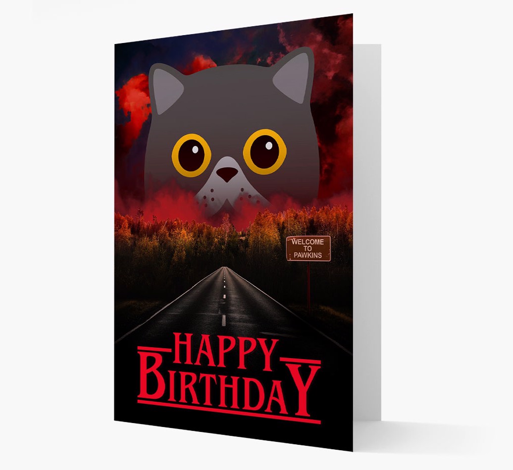Happy Birthday From Pawkins: Personalized {breedFullName} Card