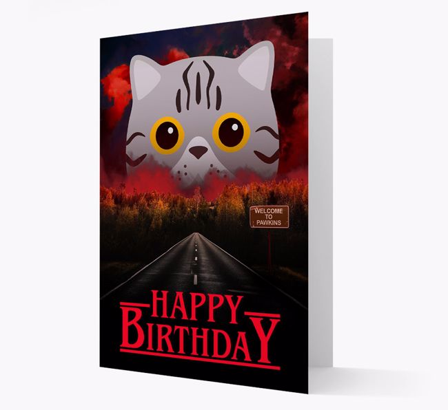 Happy Birthday From Pawkins: Personalized {breedCommonName} Card