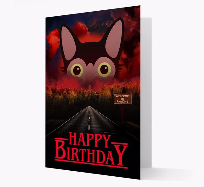 Happy Birthday From Pawkins: Personalized {breedCommonName} Card