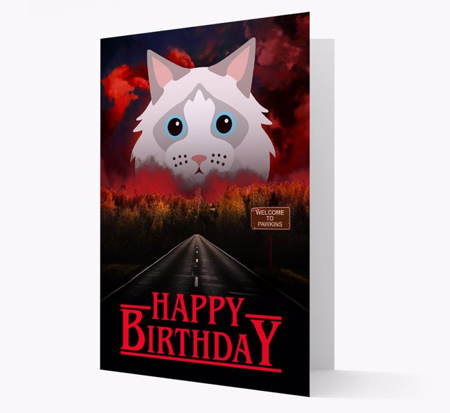 Happy Birthday From Pawkins: Personalised {breedCommonName} Card