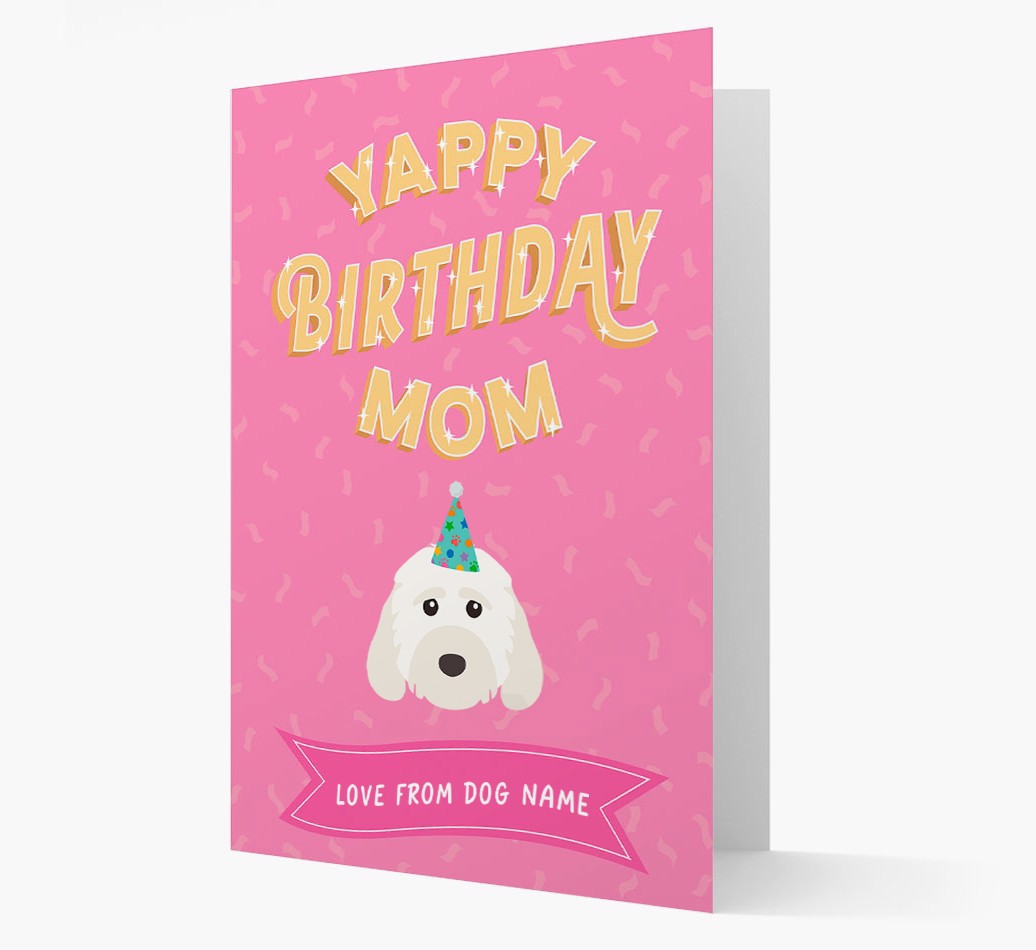 Yappy Birthday Mom: Personalized {breedFullName} Card