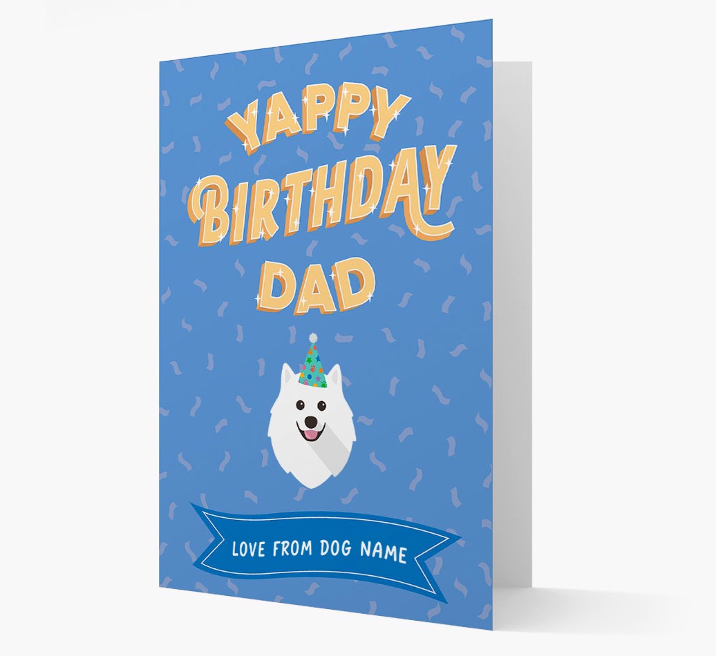 Yappy Birthday Dad: Personalised {breedFullName} Card