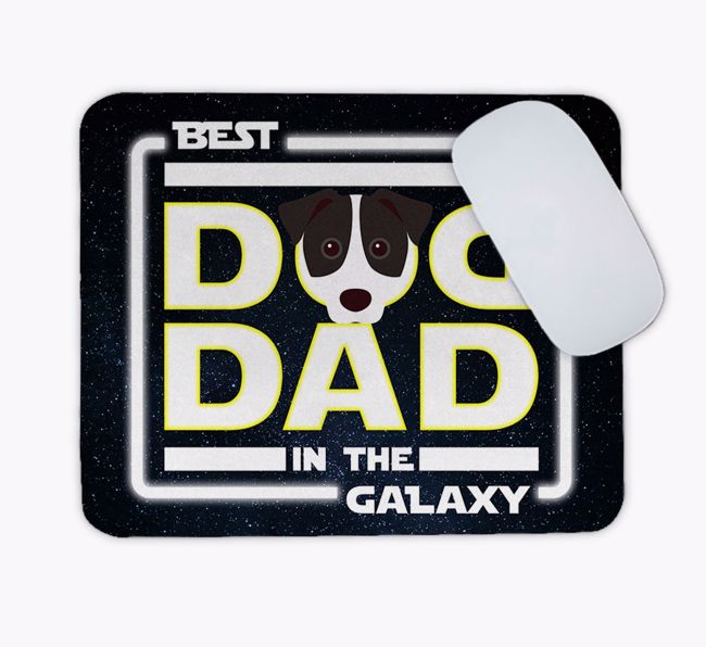 Best Dog Dad in the Galaxy: Personalised Mouse Mat for your {breedFullName} 