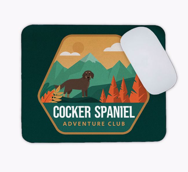 Adventure Club: Personalised {breedFullName} Mouse Mat