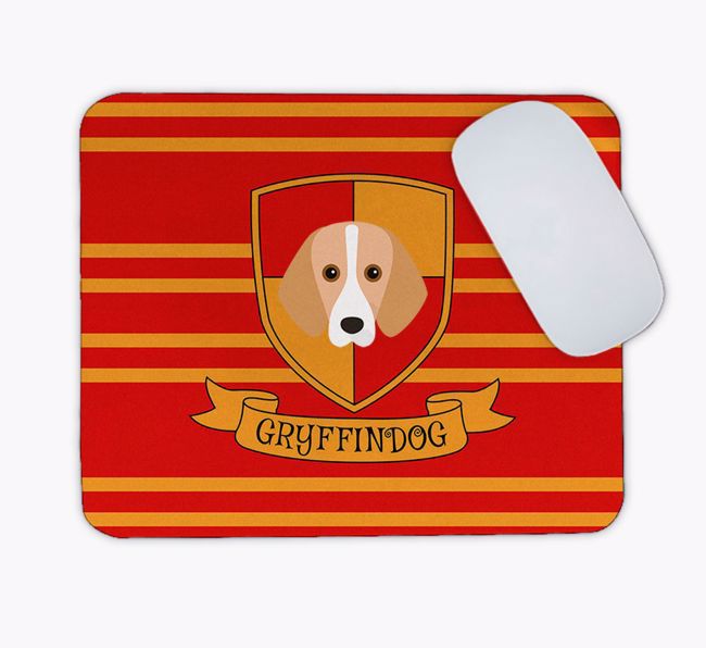 Dogwarts: Personalised {breedFullName} Mouse Mat