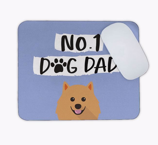 No.1 Dog Dad: Personalised {breedFullName} Mouse Mat