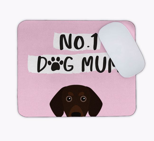 No.1 Dog Mum: Personalised {breedFullName} Mouse Mat