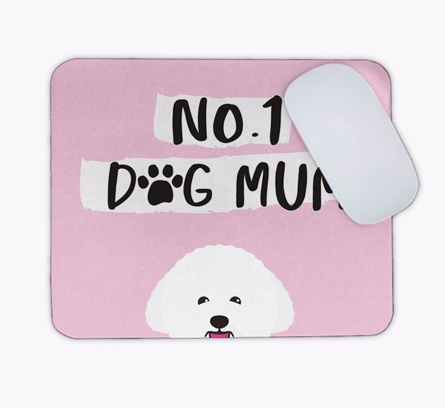 No.1 Dog Mum: Personalised {breedFullName} Mouse Mat