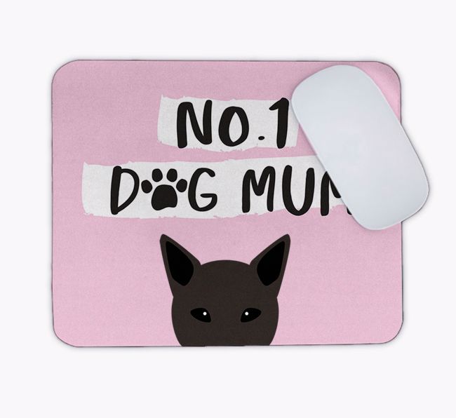 No.1 Dog Mum: Personalised {breedFullName} Mouse Mat