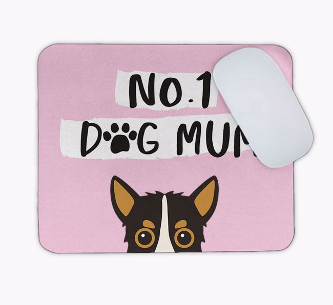 No.1 Dog Mum: Personalised {breedFullName} Mouse Mat