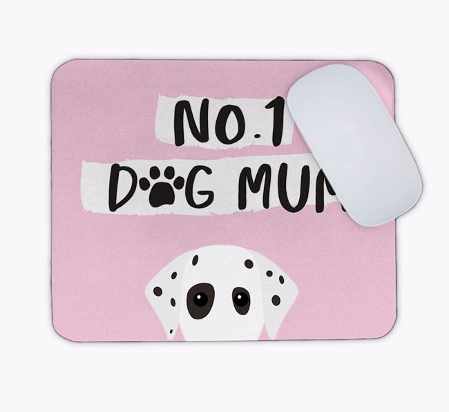 No.1 Dog Mum: Personalised {breedFullName} Mouse Mat