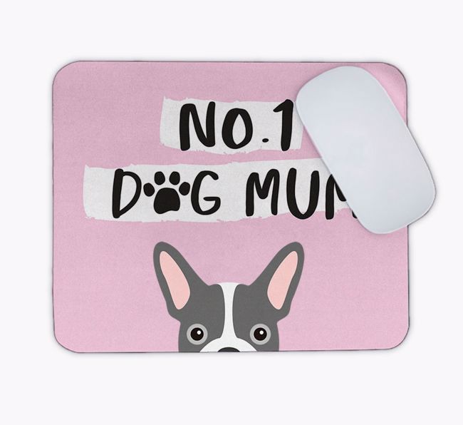 No.1 Dog Mum: Personalised {breedFullName} Mouse Mat