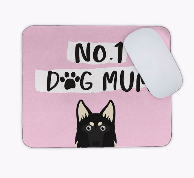 No.1 Dog Mum: Personalised {breedFullName} Mouse Mat