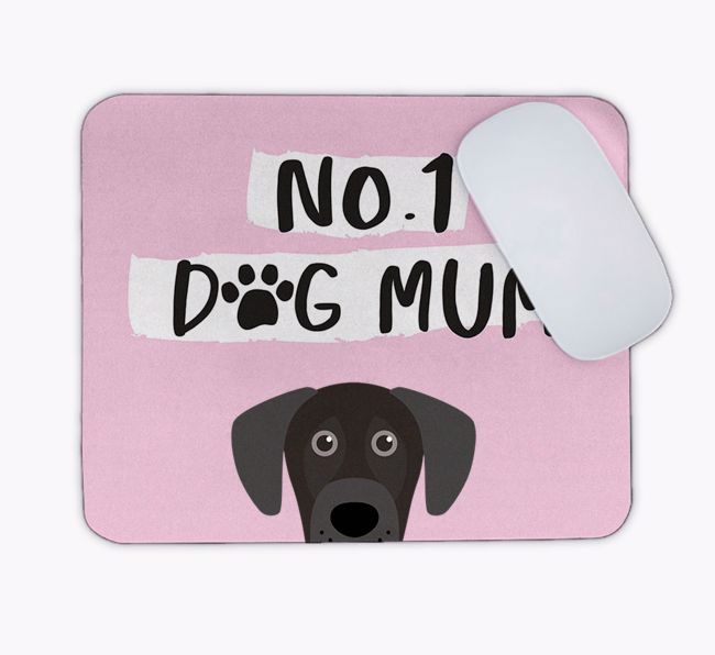 No.1 Dog Mum: Personalised {breedFullName} Mouse Mat