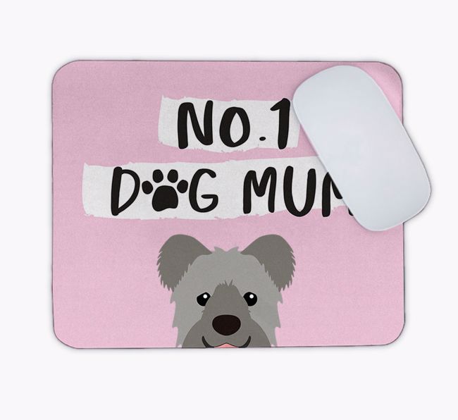 No.1 Dog Mum: Personalised {breedFullName} Mouse Mat