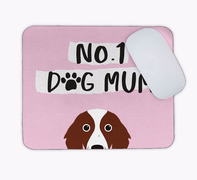 No.1 Dog Mum: Personalised {breedFullName} Mouse Mat