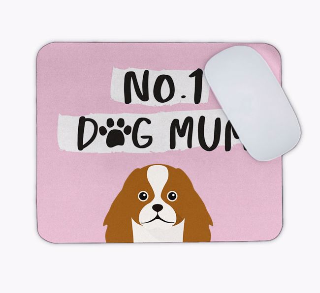 No.1 Dog Mum: Personalised {breedFullName} Mouse Mat