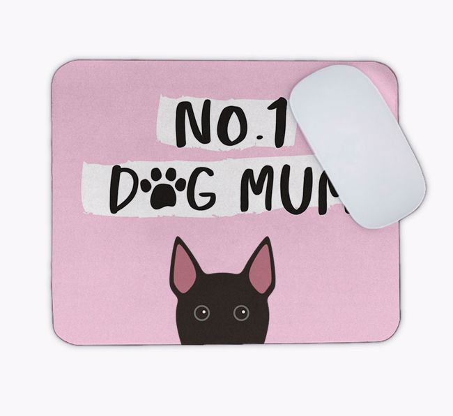 No.1 Dog Mum: Personalised {breedFullName} Mouse Mat