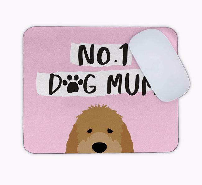 No.1 Dog Mum: Personalised {breedFullName} Mouse Mat