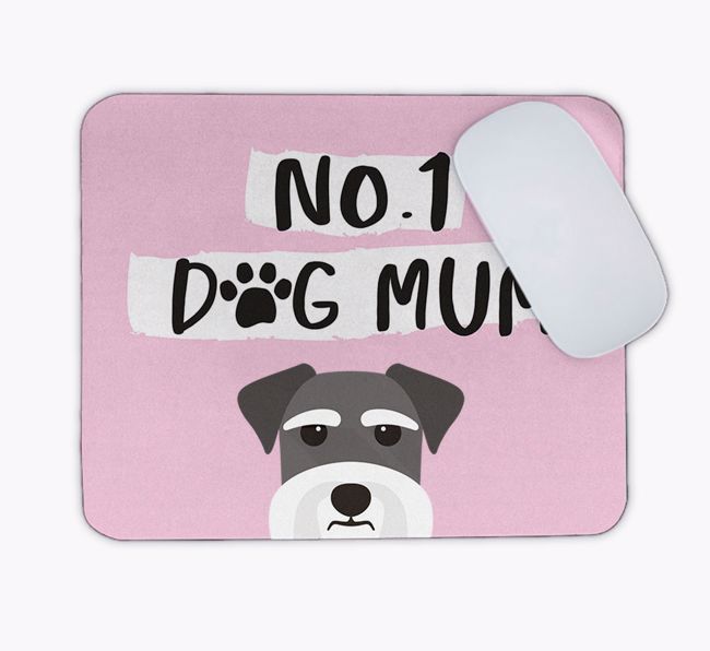 No.1 Dog Mum: Personalised {breedFullName} Mouse Mat