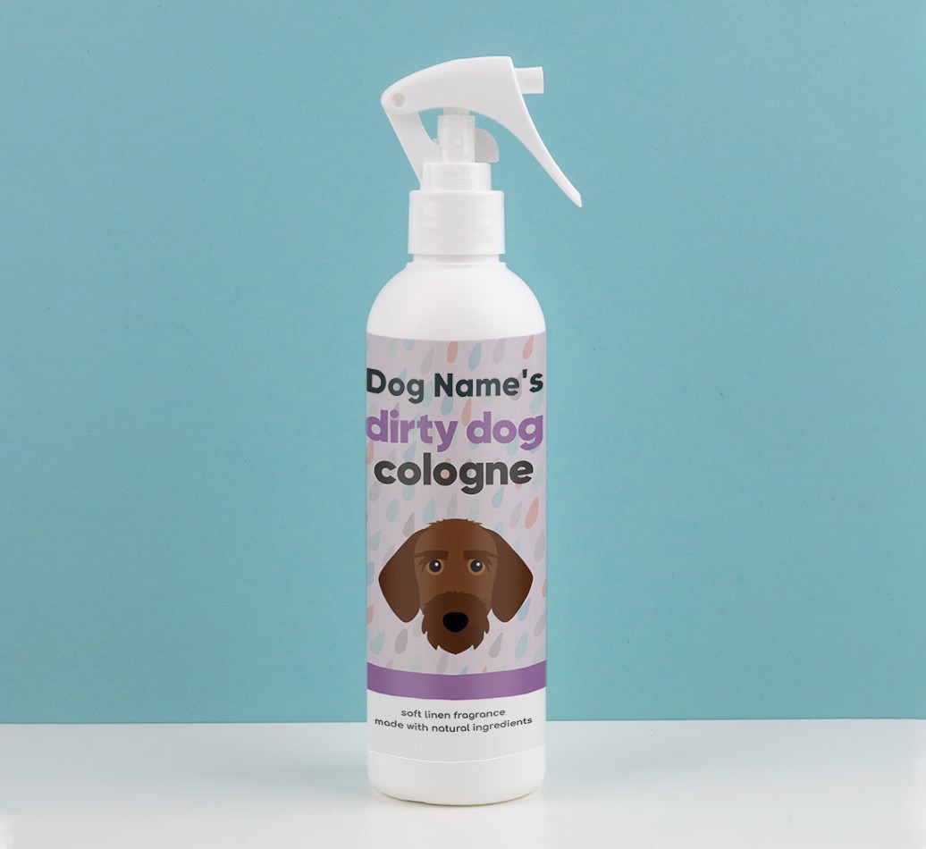 'Dirty Dog' - Personalised {breedFullName} Dog Cologne Spray