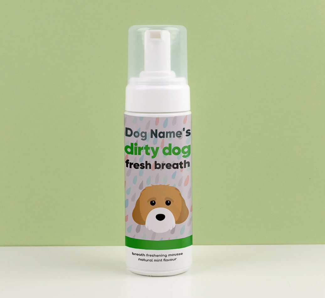 'Dirty Dog' - Personalised {breedFullName} Dog Breath Freshener