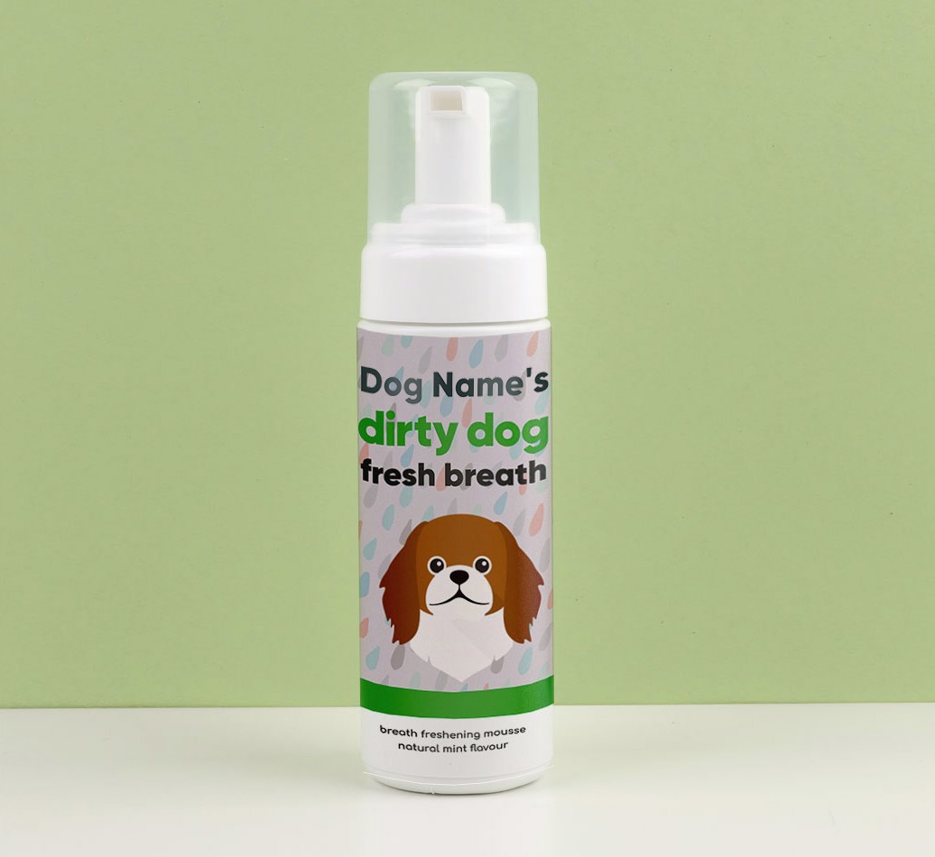'Dirty Dog' - Personalised {breedFullName} Dog Breath Freshener