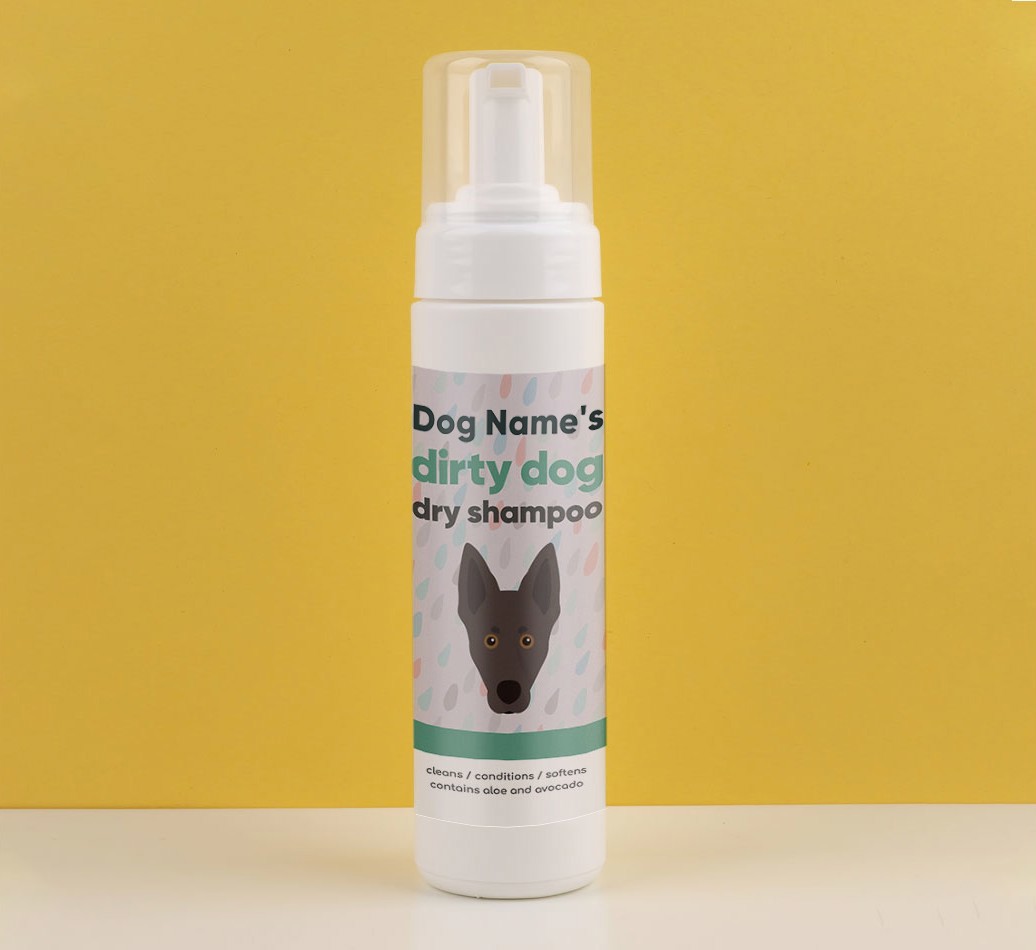 'Dirty Dog' - Personalised {breedFullName} Dry Wash Shampoo