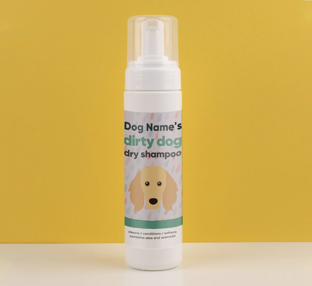'Dirty Dog' - Personalised {breedFullName} Dry Wash Shampoo