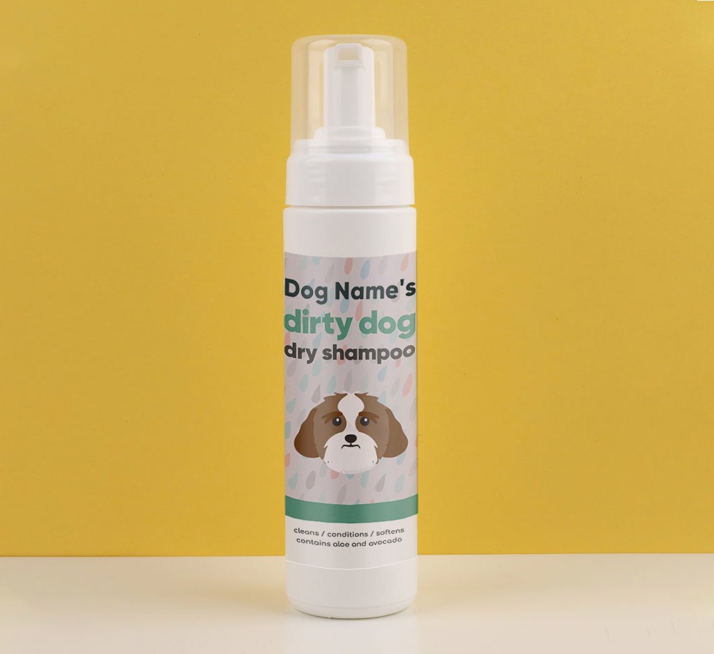 'Dirty Dog' - Personalised {breedFullName} Dry Wash Shampoo