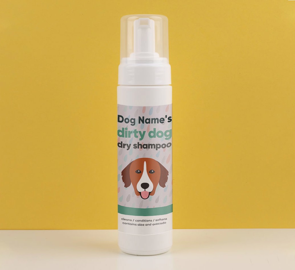 'Dirty Dog' - Personalised {breedFullName} Dry Wash Shampoo