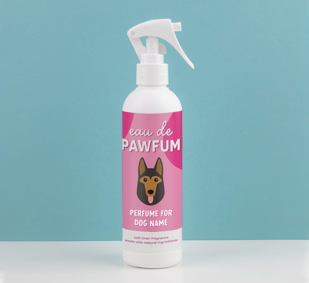 'Eau De Pawfum' - Personalised {breedFullName} Dog Cologne Spray