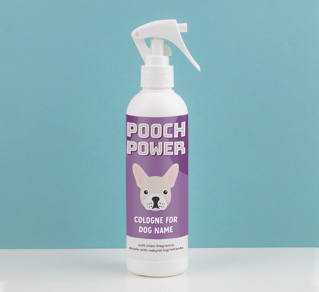 'Pooch Power' - Personalised {breedFullName} Dog Cologne Spray