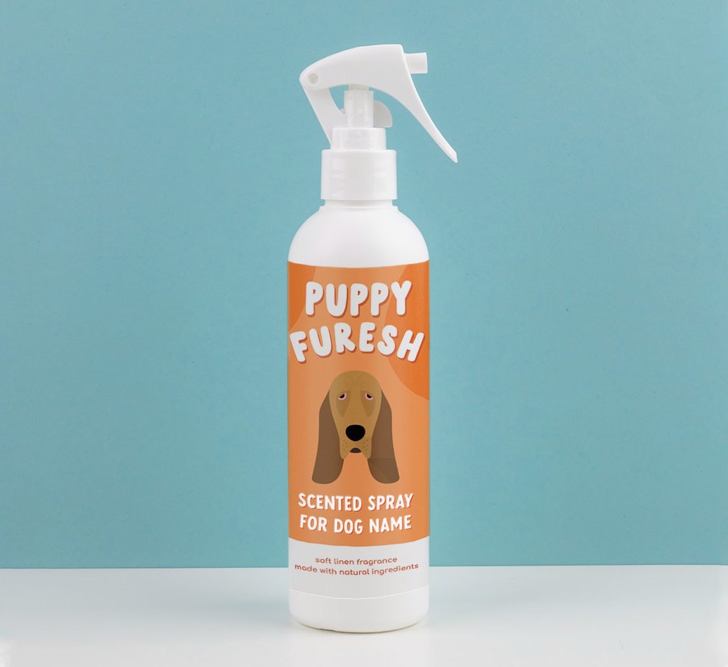 'Puppy Furesh' - Personalised {breedFullName} Dog Cologne Spray