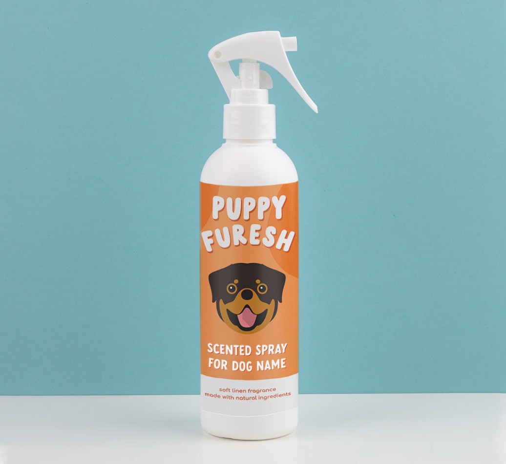 'Puppy Furesh' - Personalised {breedFullName} Dog Cologne Spray