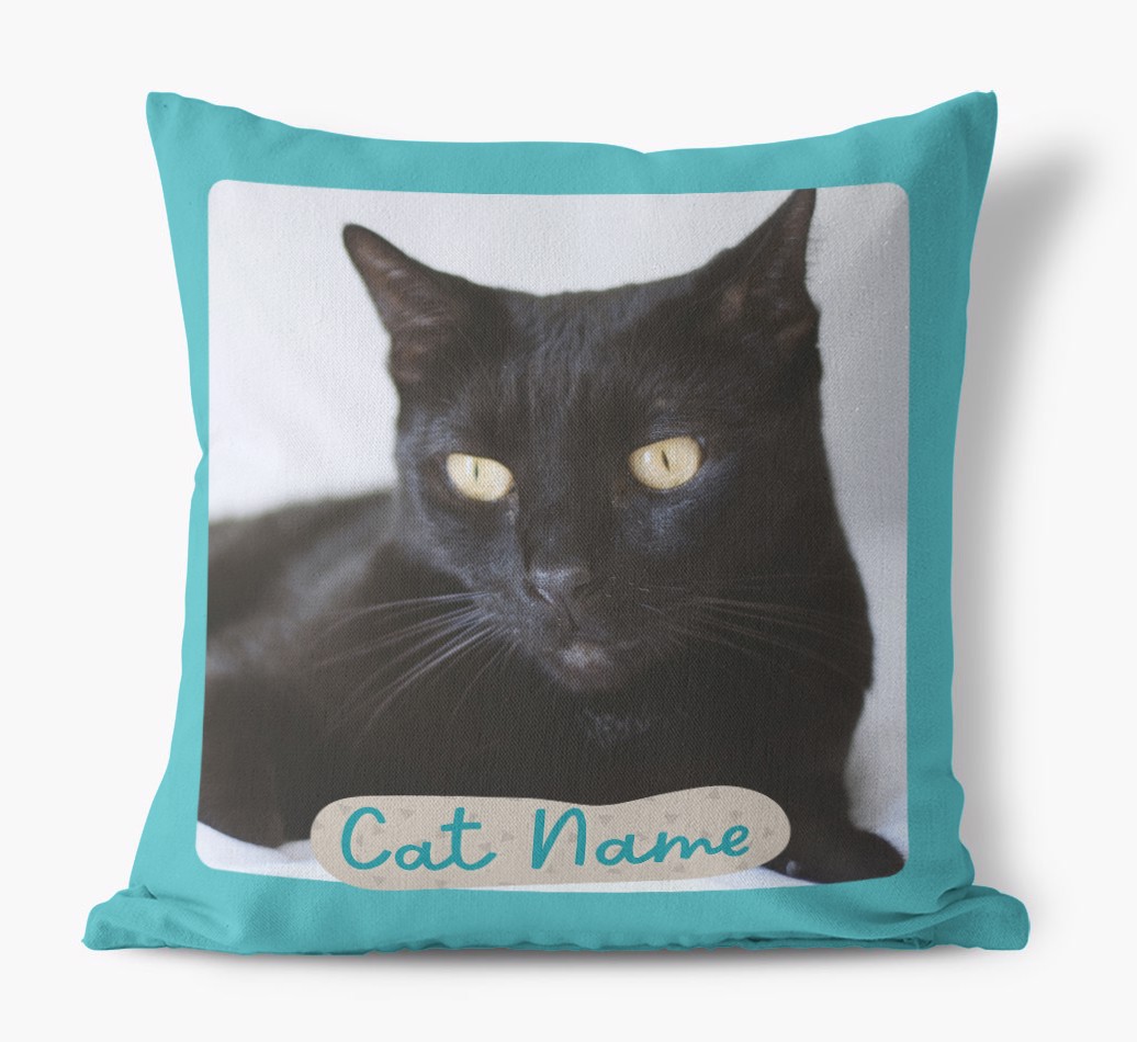 Photo Upload: Personalized {breedCommonName} Pillow - front view