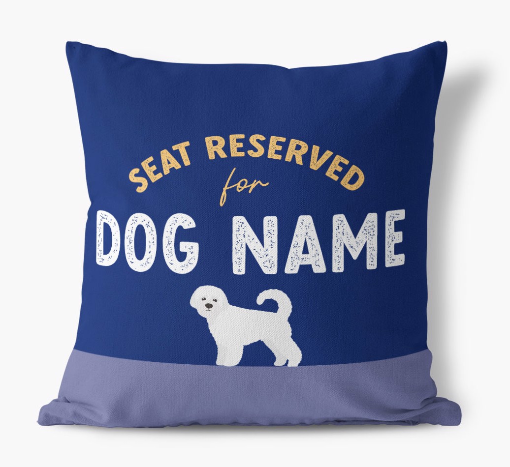 Reserved For: Personalized {breedFullName} Pillow - front view
