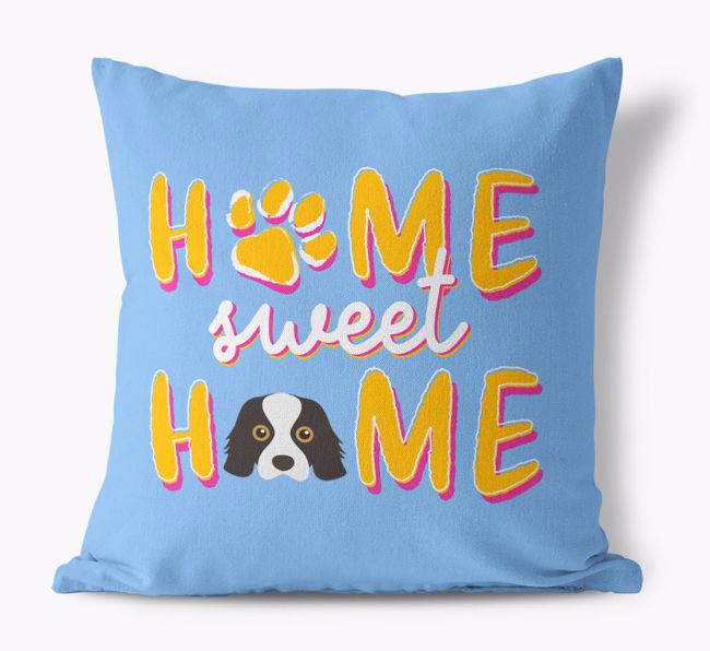 Home Sweet Home: Personalized {breedFullName} Canvas Pillow