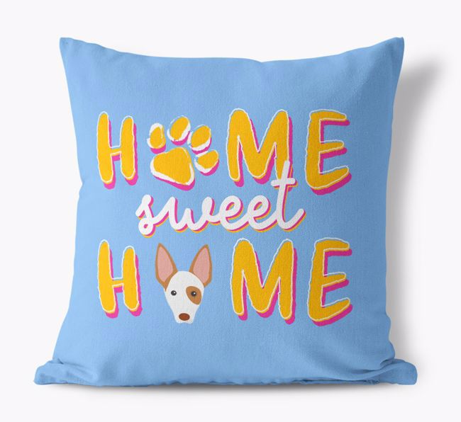 Home Sweet Home: Personalised {breedFullName} Canvas Cushion