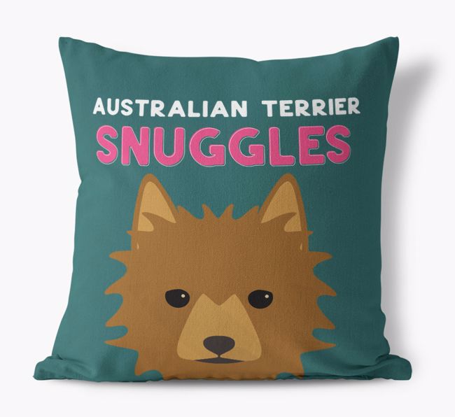 Snuggles: Personalised {breedFullName} Canvas Cushion