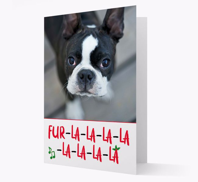 Fur-la-la-la-la-la-la-la-la: Personalized {breedFullName} Photo Card