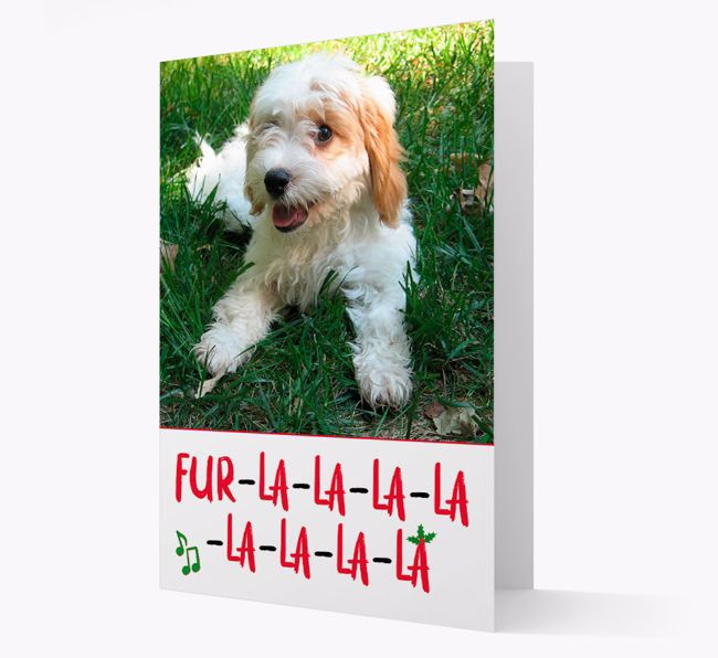 Fur-la-la-la-la-la-la-la-la: Personalized {breedFullName} Photo Card