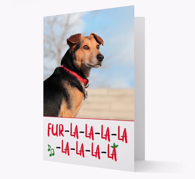 Fur-la-la-la-la-la-la-la-la: Personalized {breedFullName} Photo Card