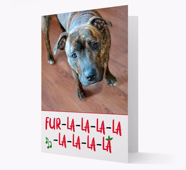 Fur-la-la-la-la-la-la-la-la: Personalized {breedFullName} Photo Card